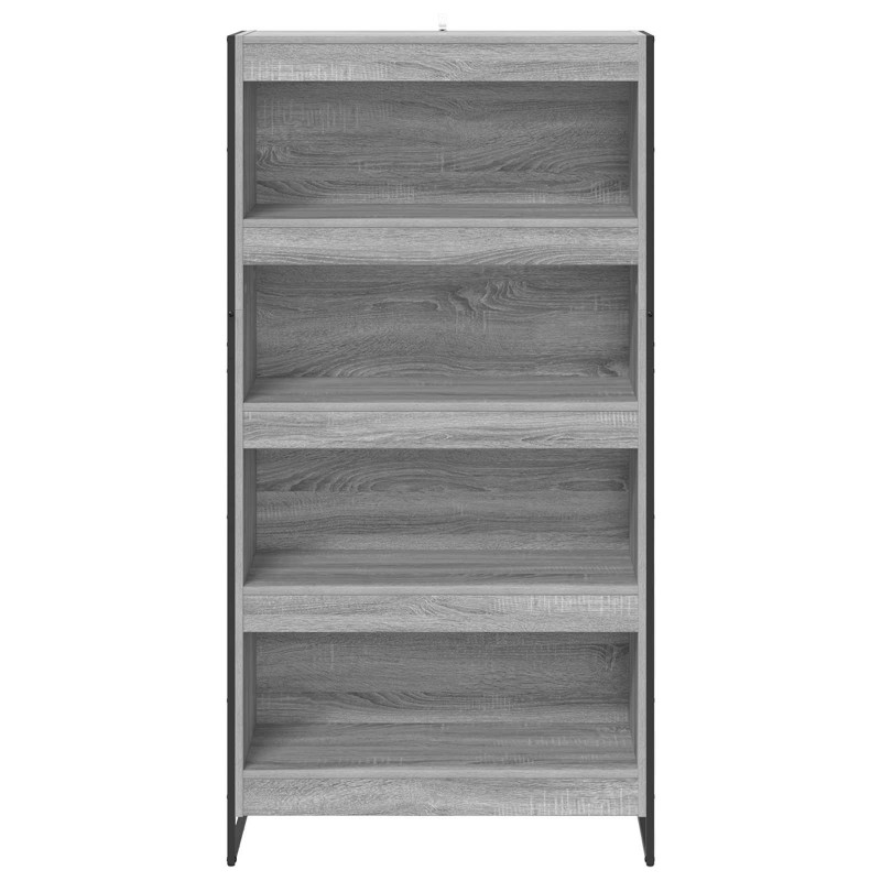 Szafka na książki 2 pcs Szary Sonoma 80 x 30 x 155 cm