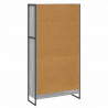 Szafka na książki 2 pcs Szary Sonoma 80 x 30 x 155 cm