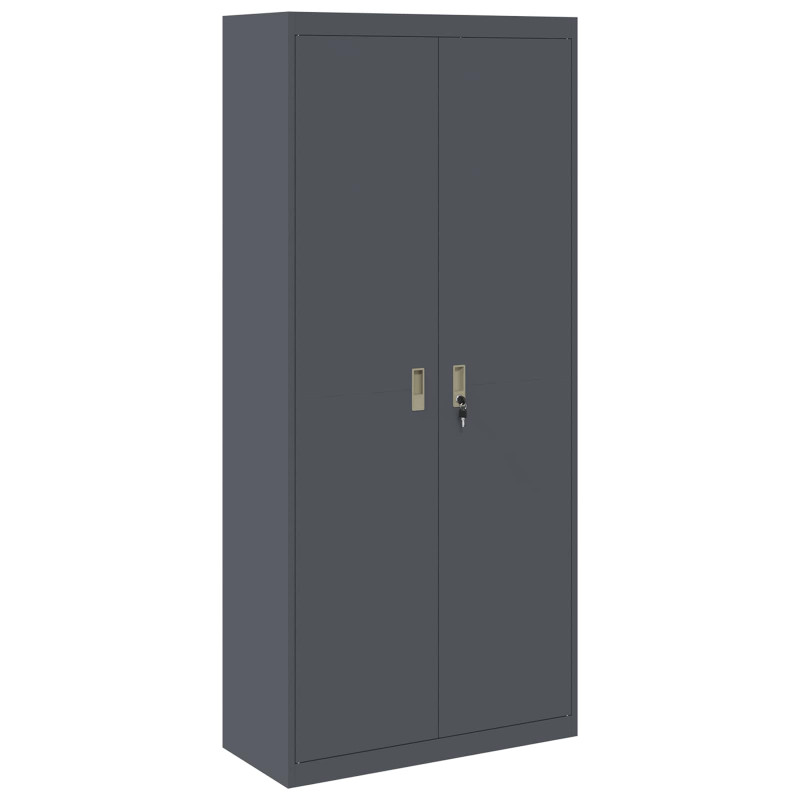 Szafka do przechowywania Antracyt 90 x 40 x 200 cm Stal