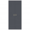 Szafka do przechowywania Antracyt 90 x 40 x 200 cm Stal