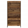 Szafka na książki 2 pcs Stare drewno 80 x 30 x 155 cm