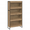 Szafka na książki 2 pcs Dąb rzemieślniczy 80 x 30 x 155 cm
