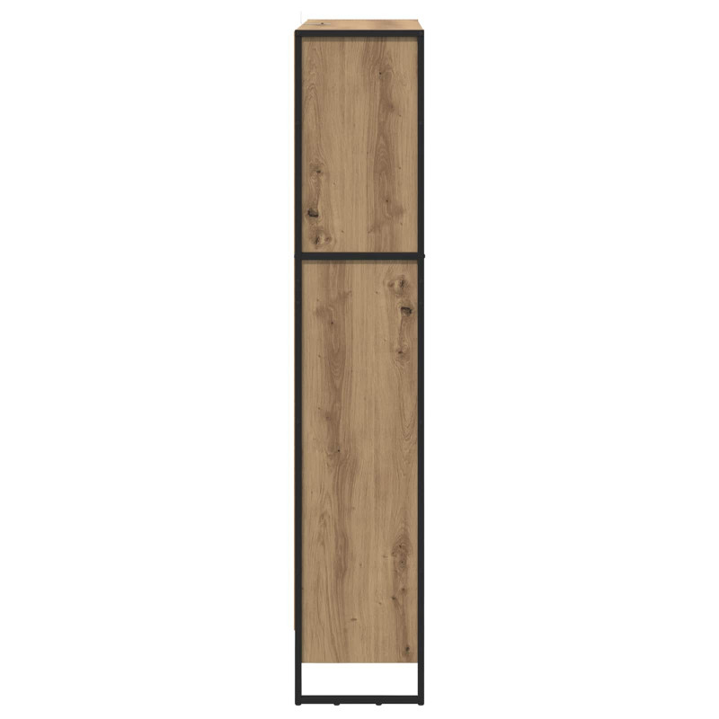Szafka na książki 2 pcs Dąb rzemieślniczy 80 x 30 x 155 cm