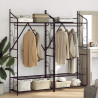 Otwy garderoba Gładki 2 pcs 78 x 36 x 158 cm