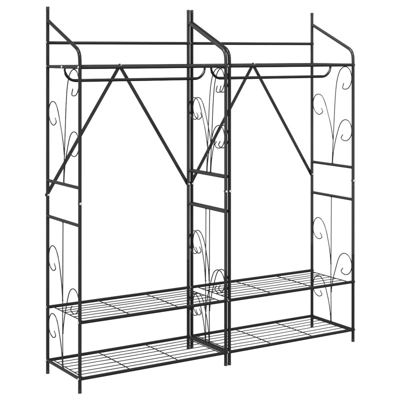 Otwy garderoba Gładki 2 pcs 78 x 36 x 158 cm