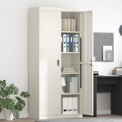 Szafka do przechowywania Biały 90 x 40 x 200 cm Stal