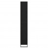 Szafka na książki 2 pcs Czarny Dąb 80 x 30 x 155 cm