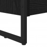 Szafka na książki 2 pcs Czarny Dąb 80 x 30 x 155 cm