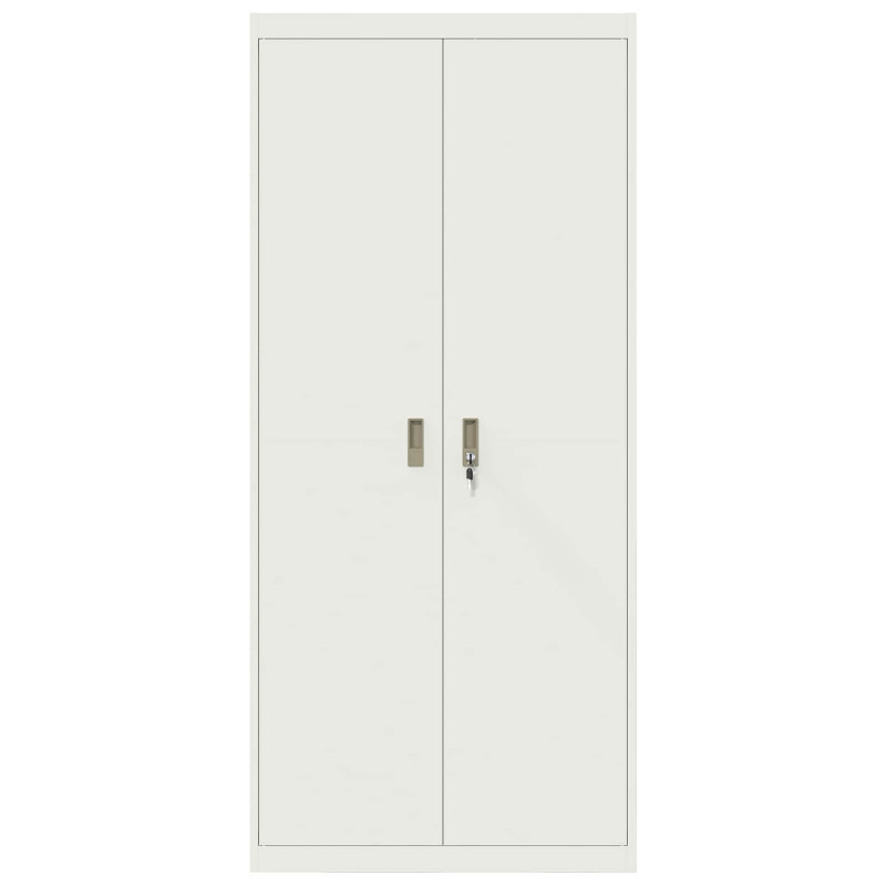 Szafka do przechowywania Biały 90 x 40 x 200 cm Stal