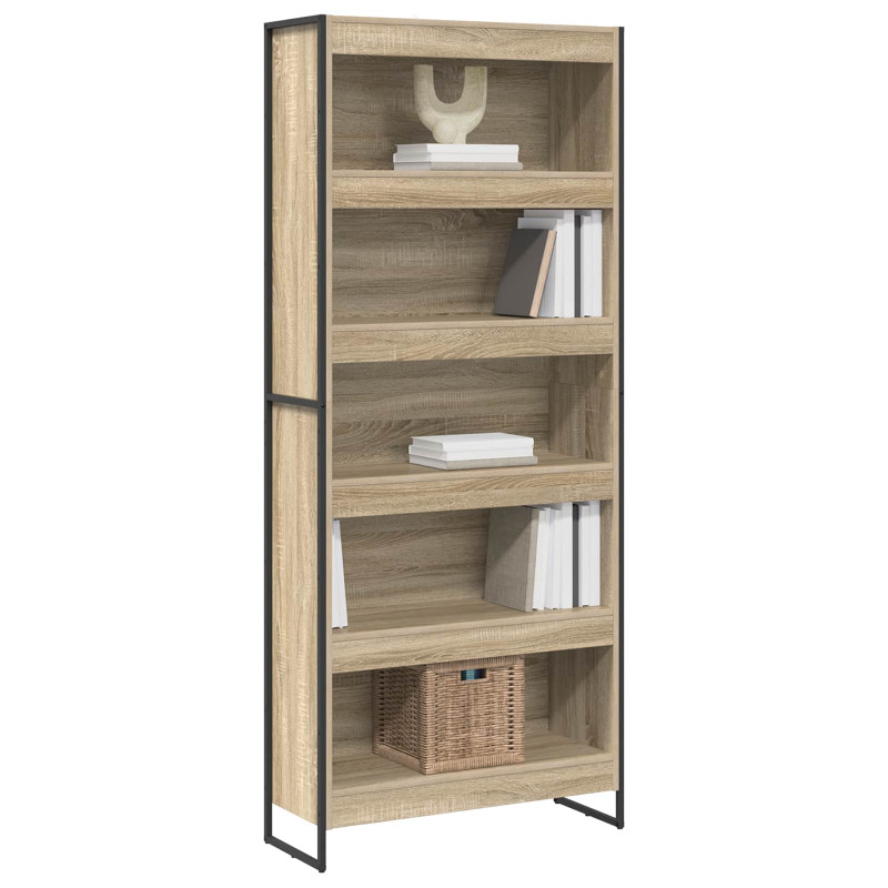 Szafka na książki 2 pcs Sonoma 80 x 30 x 155 cm