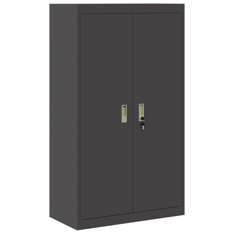 Szafka do przechowywania Czarny 80 x 40 x 140 cm Stal