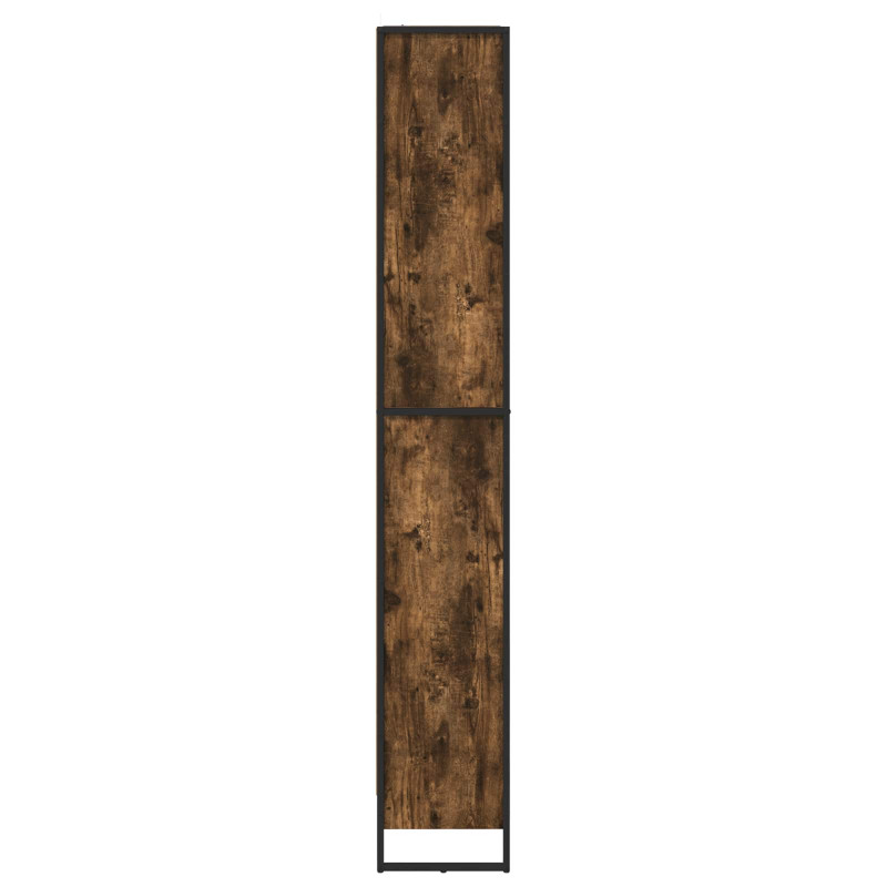 Szafka na książki 2 pcs Dąb dymny 80 x 30 x 155 cm