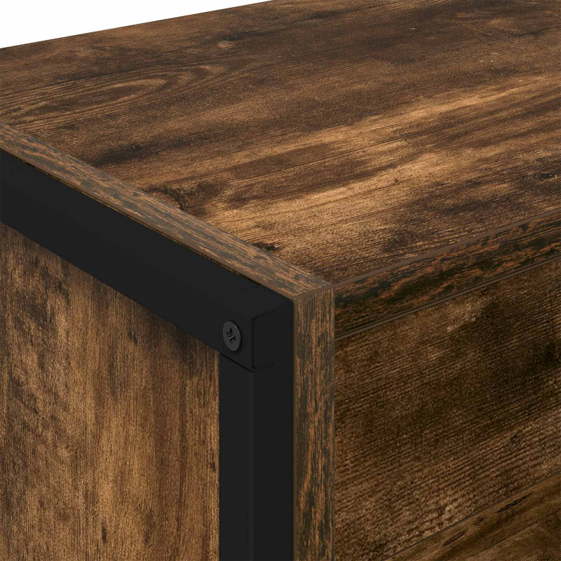 Szafka na książki 2 pcs Dąb dymny 80 x 30 x 155 cm