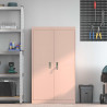 Szafka do przechowywania Różowy 80 x 40 x 140 cm Stal