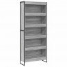 Szafka na książki 2 pcs Szary Sonoma 80 x 30 x 155 cm