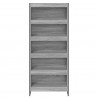 Szafka na książki 2 pcs Szary Sonoma 80 x 30 x 155 cm