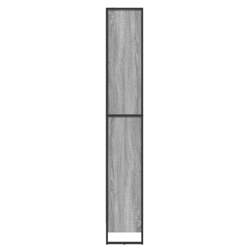 Szafka na książki 2 pcs Szary Sonoma 80 x 30 x 155 cm