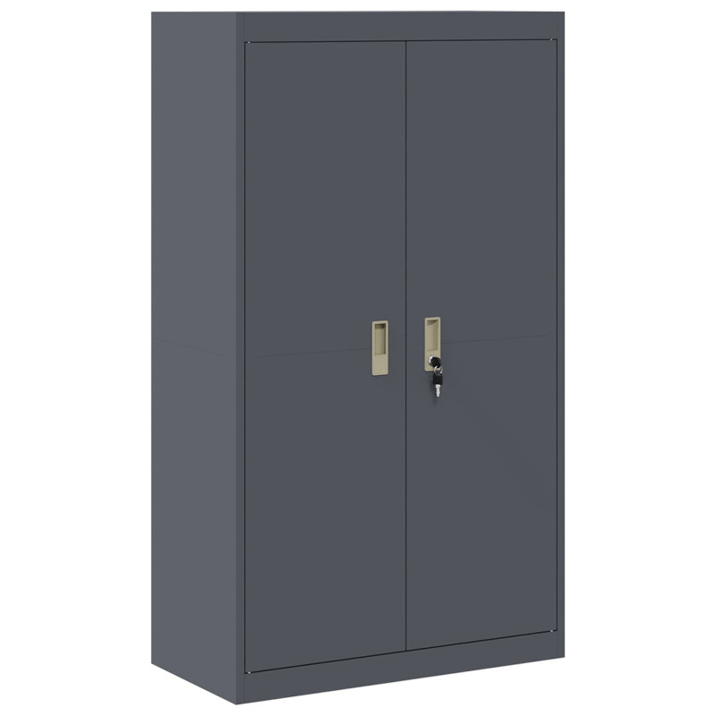 Szafka do przechowywania Antracyt 80 x 40 x 140 cm Stal