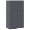 Szafka do przechowywania Antracyt 80 x 40 x 140 cm Stal