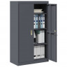 Szafka do przechowywania Antracyt 80 x 40 x 140 cm Stal