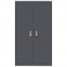 Szafka do przechowywania Antracyt 80 x 40 x 140 cm Stal