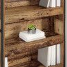 Szafka na książki 2 pcs Stare drewno 80 x 30 x 155 cm