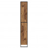 Szafka na książki 2 pcs Stare drewno 80 x 30 x 155 cm