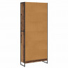 Szafka na książki 2 pcs Stare drewno 80 x 30 x 155 cm