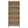 Szafka na książki 2 pcs Dąb rzemieślniczy 80 x 30 x 155 cm
