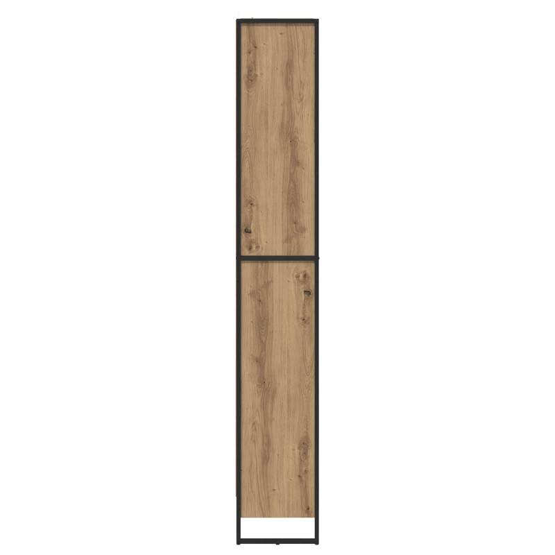 Szafka na książki 2 pcs Dąb rzemieślniczy 80 x 30 x 155 cm
