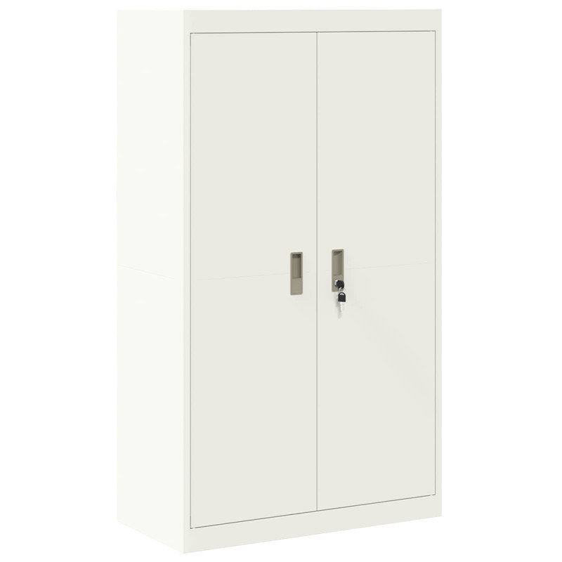 Szafka do przechowywania Biały 80 x 40 x 140 cm Stal