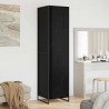 Szafa 2 pcs Czarny Dąb 50 x 50 x 200 cm Materiał drewnopochodny