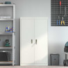Szafka do przechowywania Biały 80 x 40 x 140 cm Stal