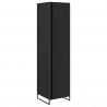 Szafa 2 pcs Czarny Dąb 50 x 50 x 200 cm Materiał drewnopochodny