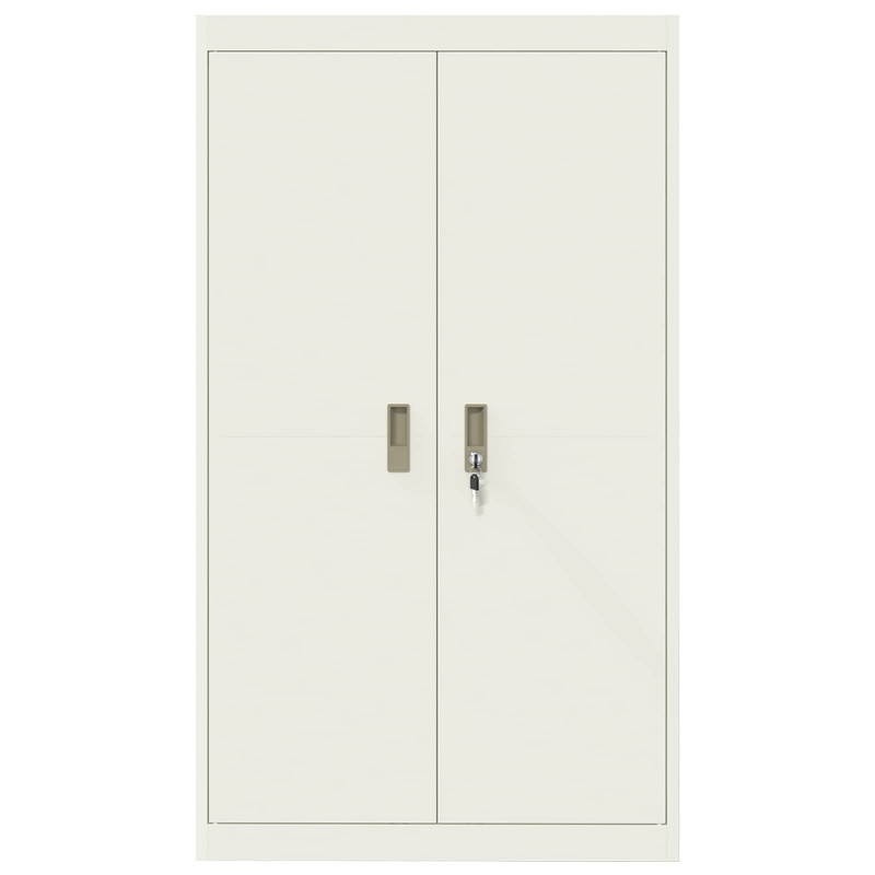 Szafka do przechowywania Biały 80 x 40 x 140 cm Stal