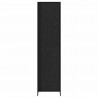 Szafa 2 pcs Czarny Dąb 50 x 50 x 200 cm Materiał drewnopochodny