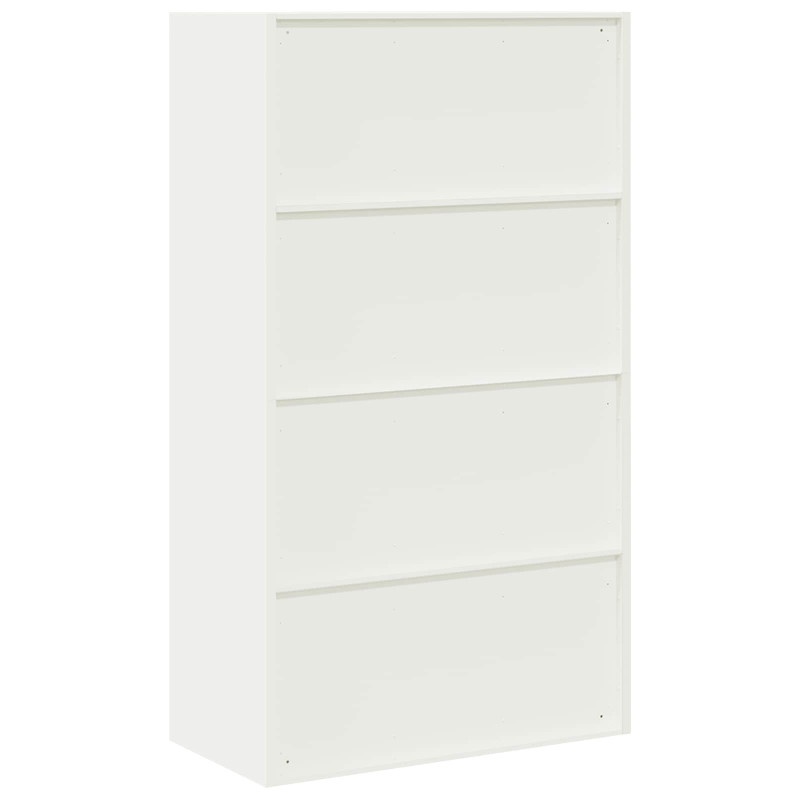 Szafka do przechowywania Biały 80 x 40 x 140 cm Stal