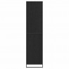 Szafa 2 pcs Czarny Dąb 50 x 50 x 200 cm Materiał drewnopochodny