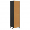 Szafa 2 pcs Czarny Dąb 50 x 50 x 200 cm Materiał drewnopochodny