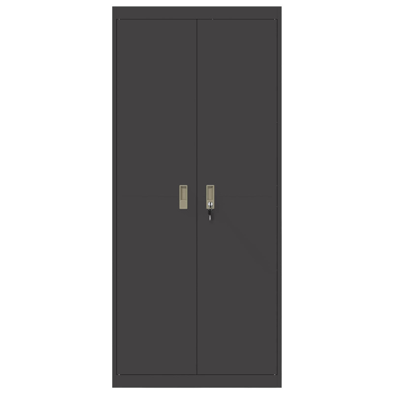 Szafka do przechowywania Czarny 80 x 40 x 180 cm Stal