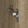 Szafa 2 pcs Sonoma 50 x 50 x 200 cm Materiał drewnopochodny