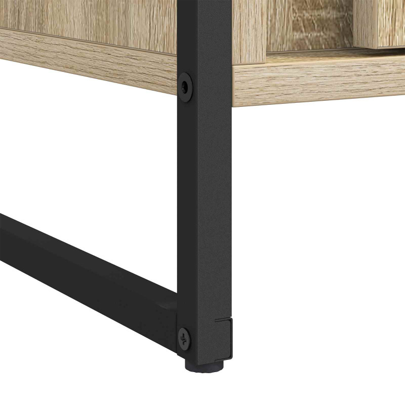 Szafa 2 pcs Sonoma 50 x 50 x 200 cm Materiał drewnopochodny
