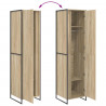 Szafa 2 pcs Sonoma 50 x 50 x 200 cm Materiał drewnopochodny