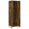 Szafa 2 pcs Dąb dymny 50 x 50 x 200 cm Materiał drewnopochodny