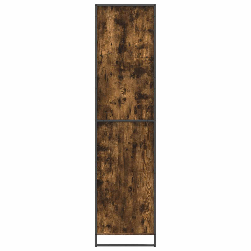 Szafa 2 pcs Dąb dymny 50 x 50 x 200 cm Materiał drewnopochodny