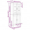 Highboard Stare drewno 69,5 x 34 x 180 cm