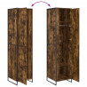 Szafa 2 pcs Dąb dymny 50 x 50 x 200 cm Materiał drewnopochodny