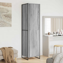 Szafa z przechowywaniem 2 pcs Szary Sonoma 50 x 50 x 200 cm
