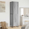 Szafa z przechowywaniem 2 pcs Szary Sonoma 50 x 50 x 200 cm