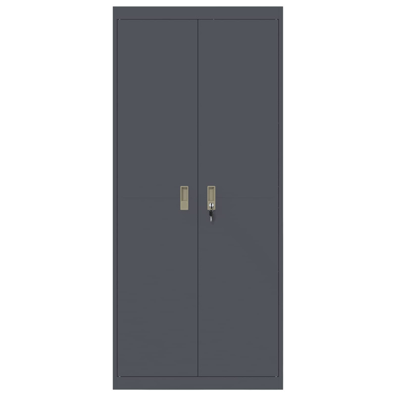Szafka do przechowywania Antracyt 80 x 40 x 180 cm Stal